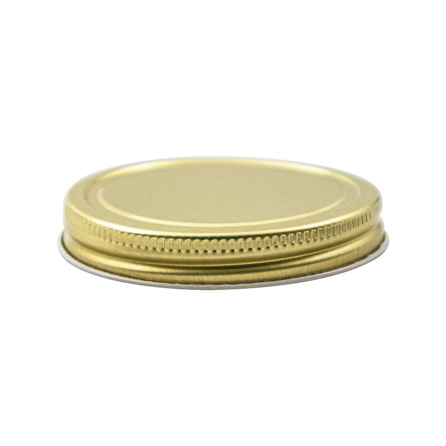 70-400 Gold Metal Continuous Thread Plastisol Lined Cap