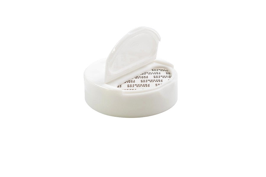 63-485 White PP Pressure Senstitive Lined Spice Printed Cap