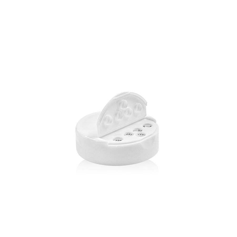 63-485 White PP Pressure Senstitive Lined Spice Printed Cap