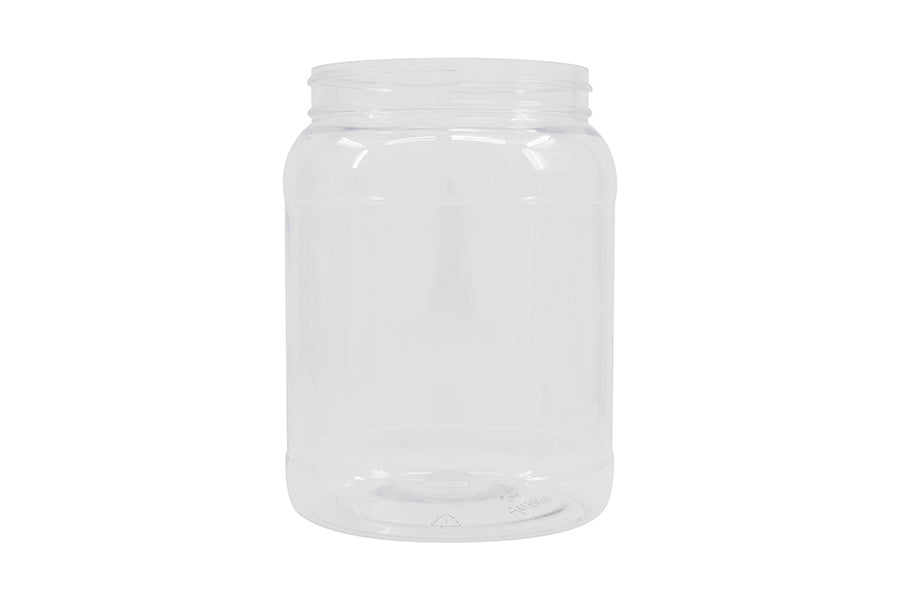 2 KG Clear PET Round Wide Mouth Jar 110-400 (160)