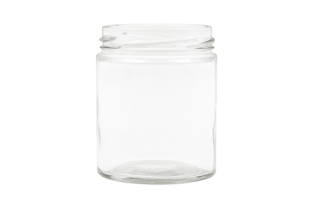 40210024-6oz-clear-flint-glass-round-straight-sided-jar-63-2030