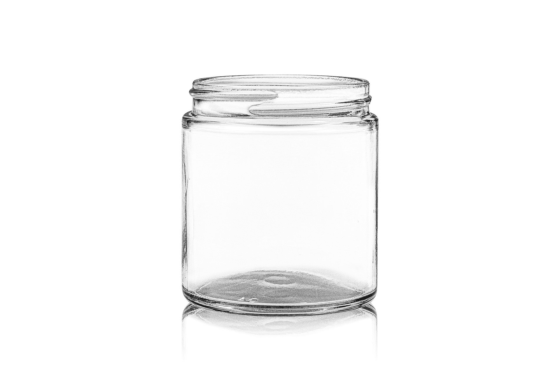 4 oz Clear Glass Straight Sided Jar 58-405