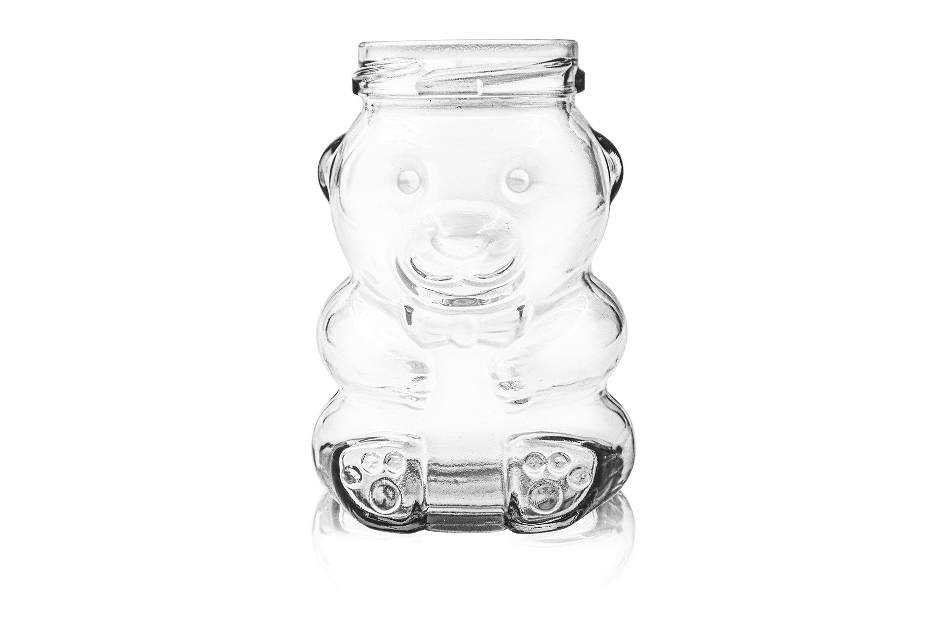 265 ml Clear Glass Round Honey Bear Jar 58-2020