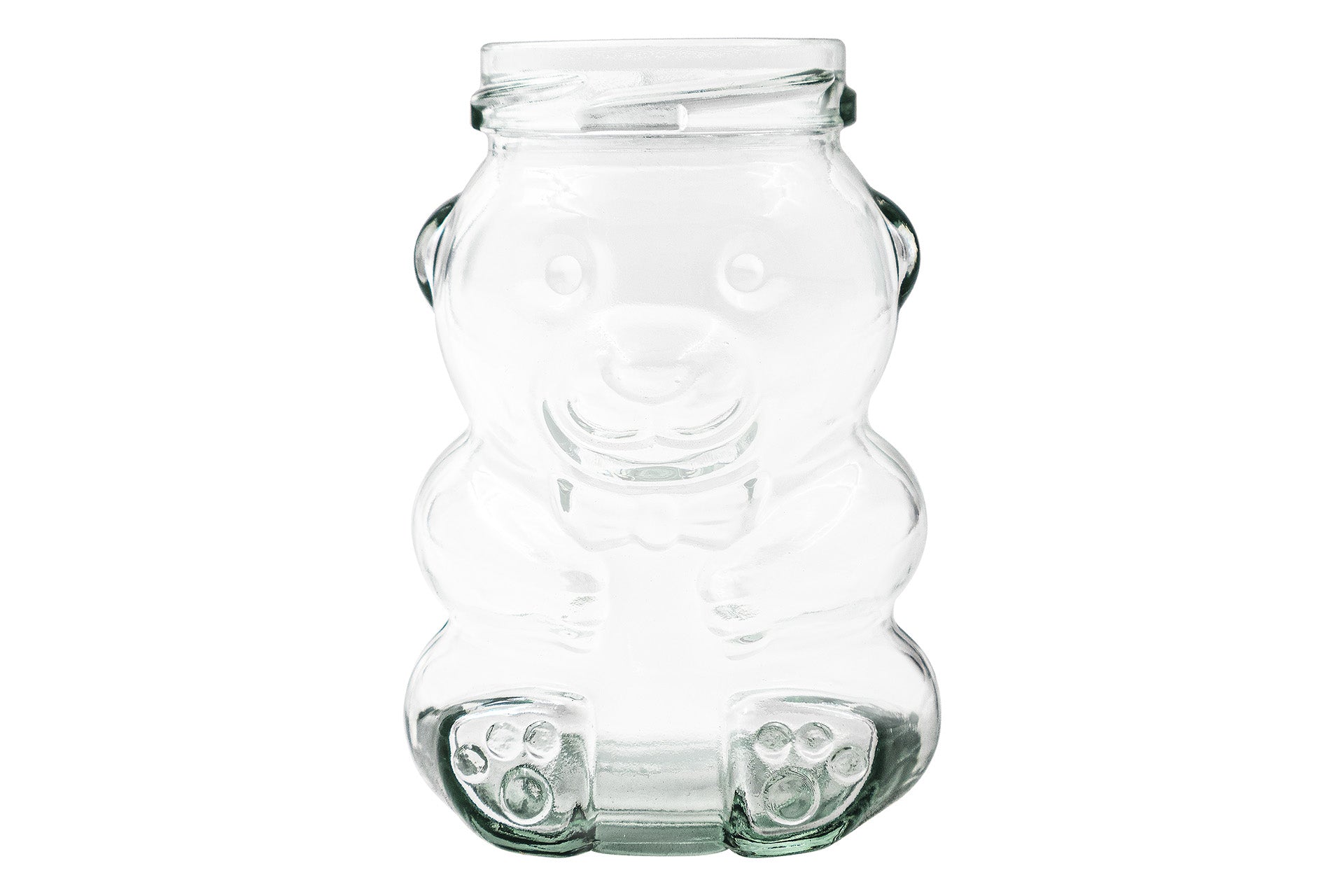 265 ml Clear Glass Round Honey Bear Jar 58-2020