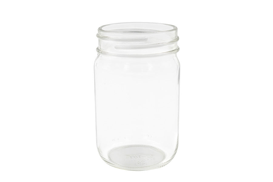 12 oz Clear Glass Round Tall Mayonnaise Jar 70-450