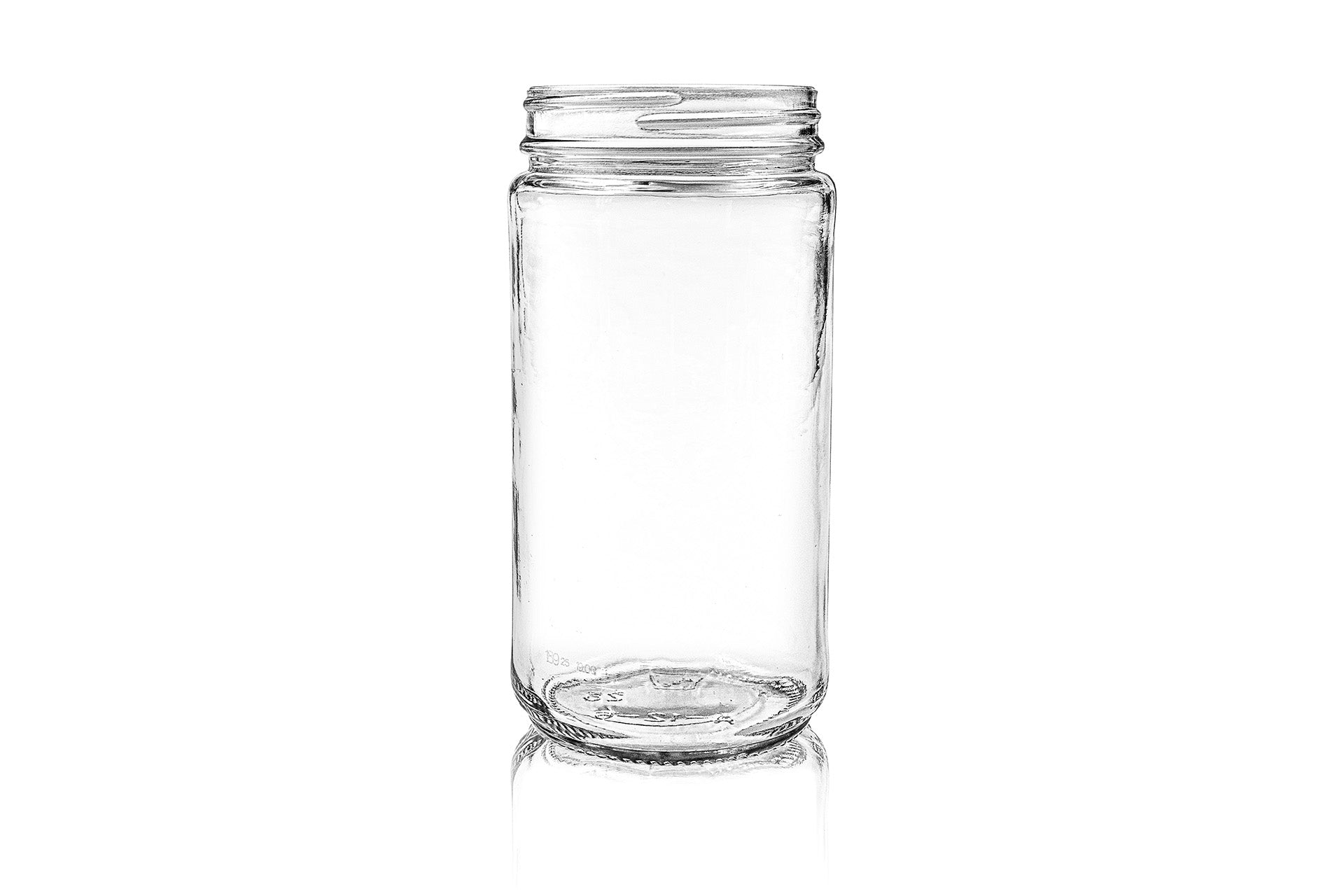 12 oz Clear Glass Round Paragon Jar 63-400