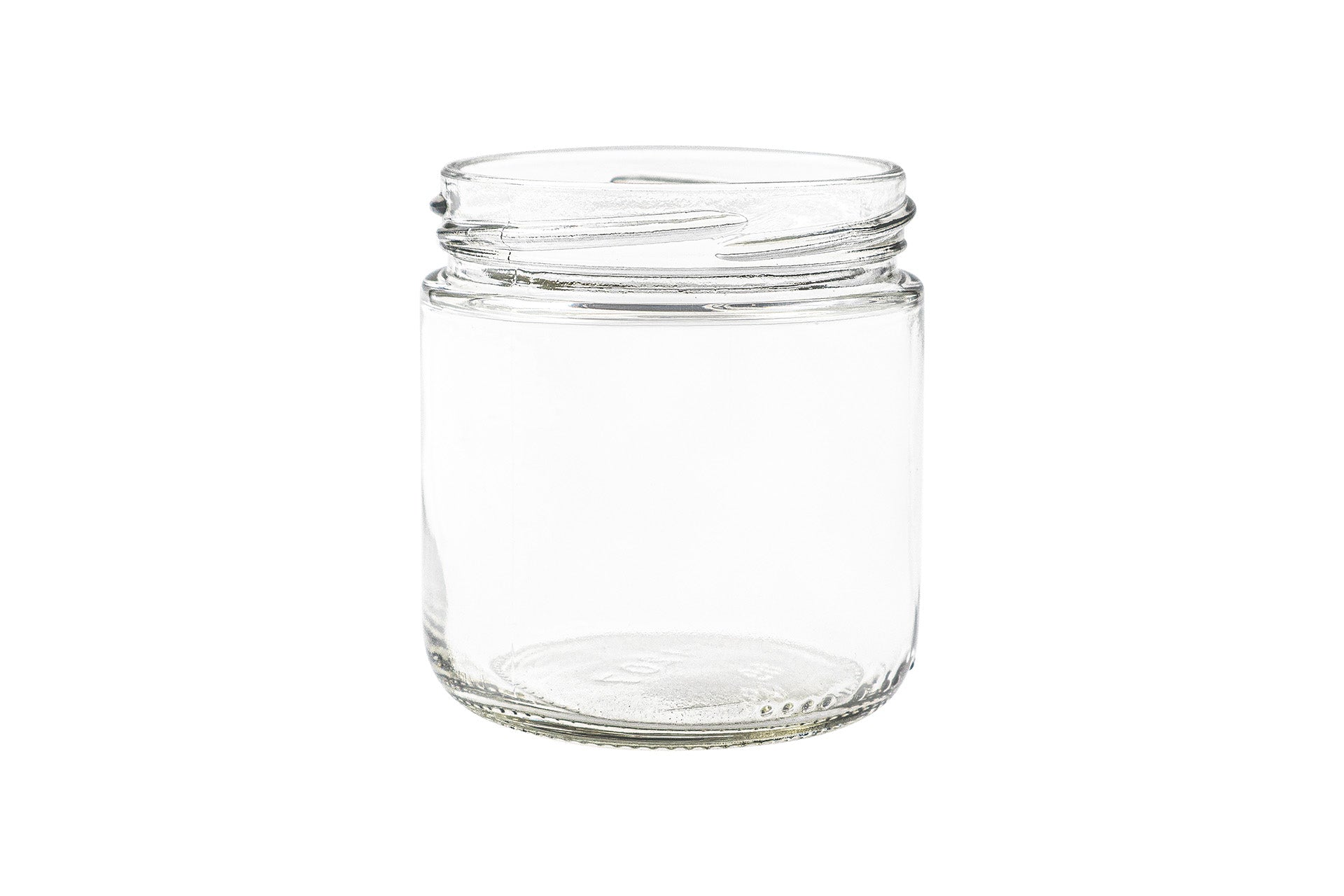 7.75 oz Clear Glass Straight Sided Jar 70-2030