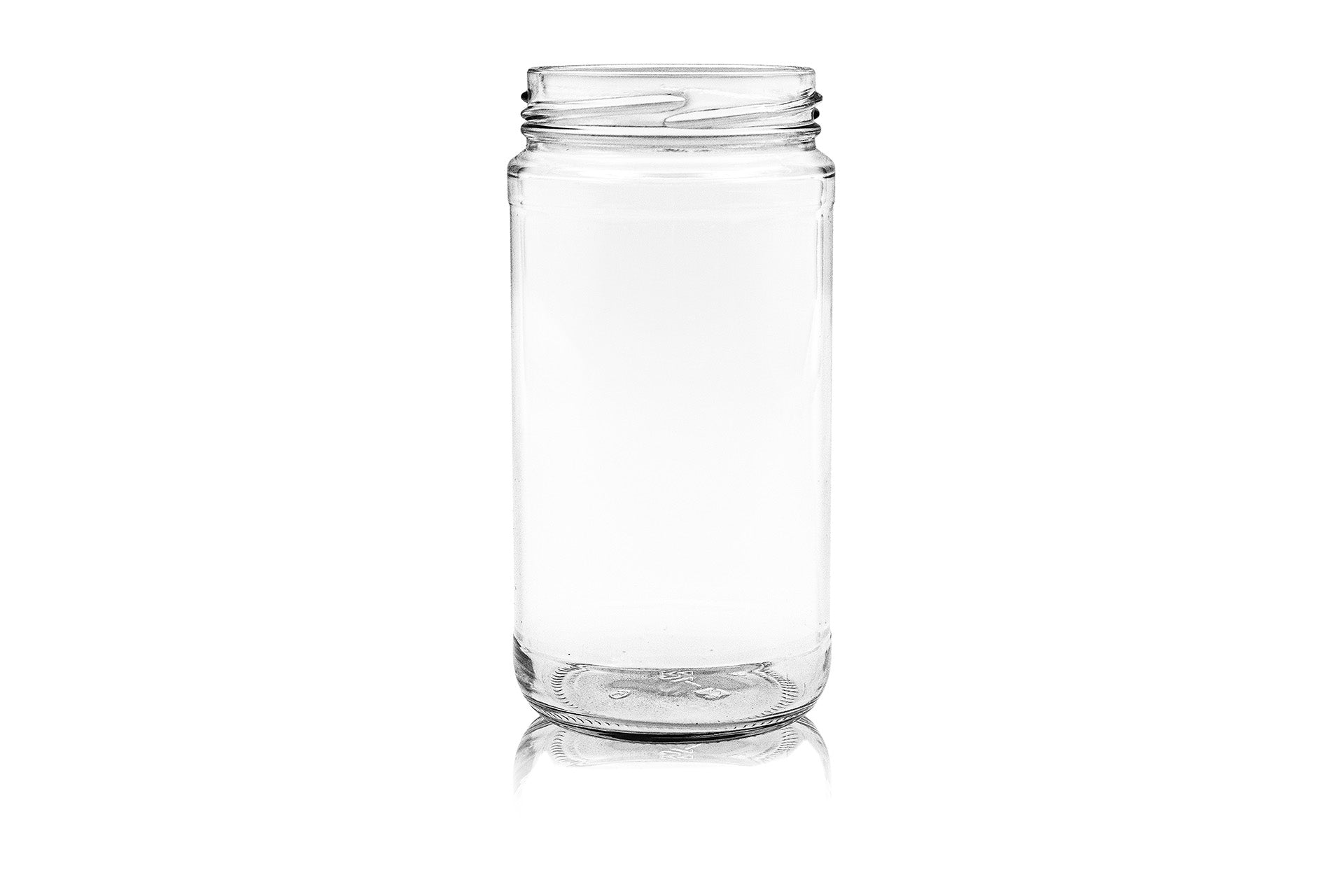 12 oz Clear Glass Round Paragon Jar 63-2030