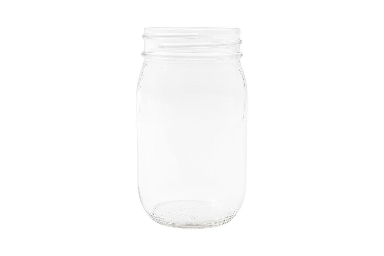 40230012-16oz-Clear-Flint-Glass-Round-MAYO-Jar-70-450G