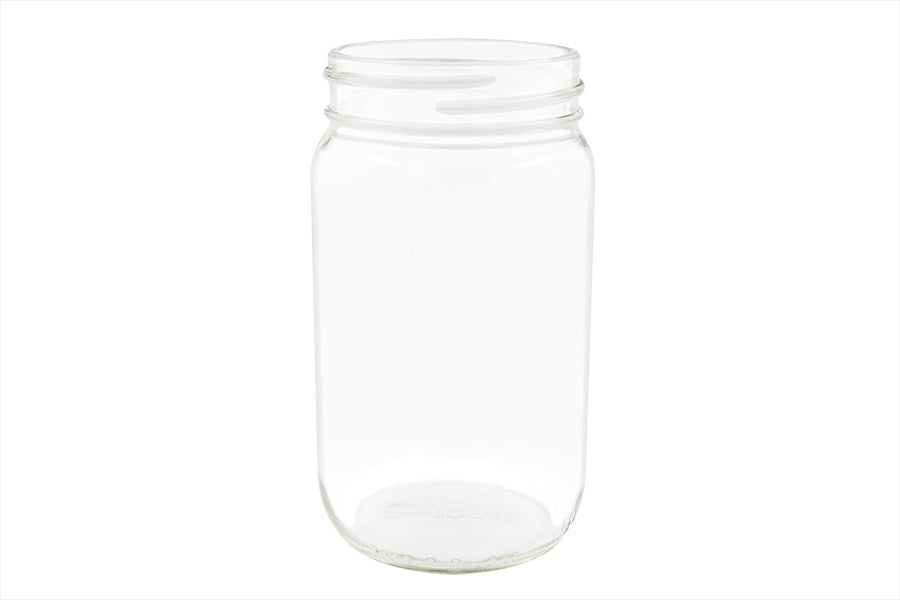 16 oz Clear Glass Round Mayonnaise Jar 70-450 (Made in China)