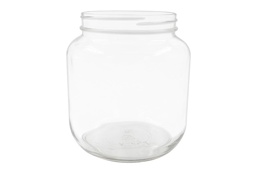 1/2 gal Clear Glass Round Jar 110-400