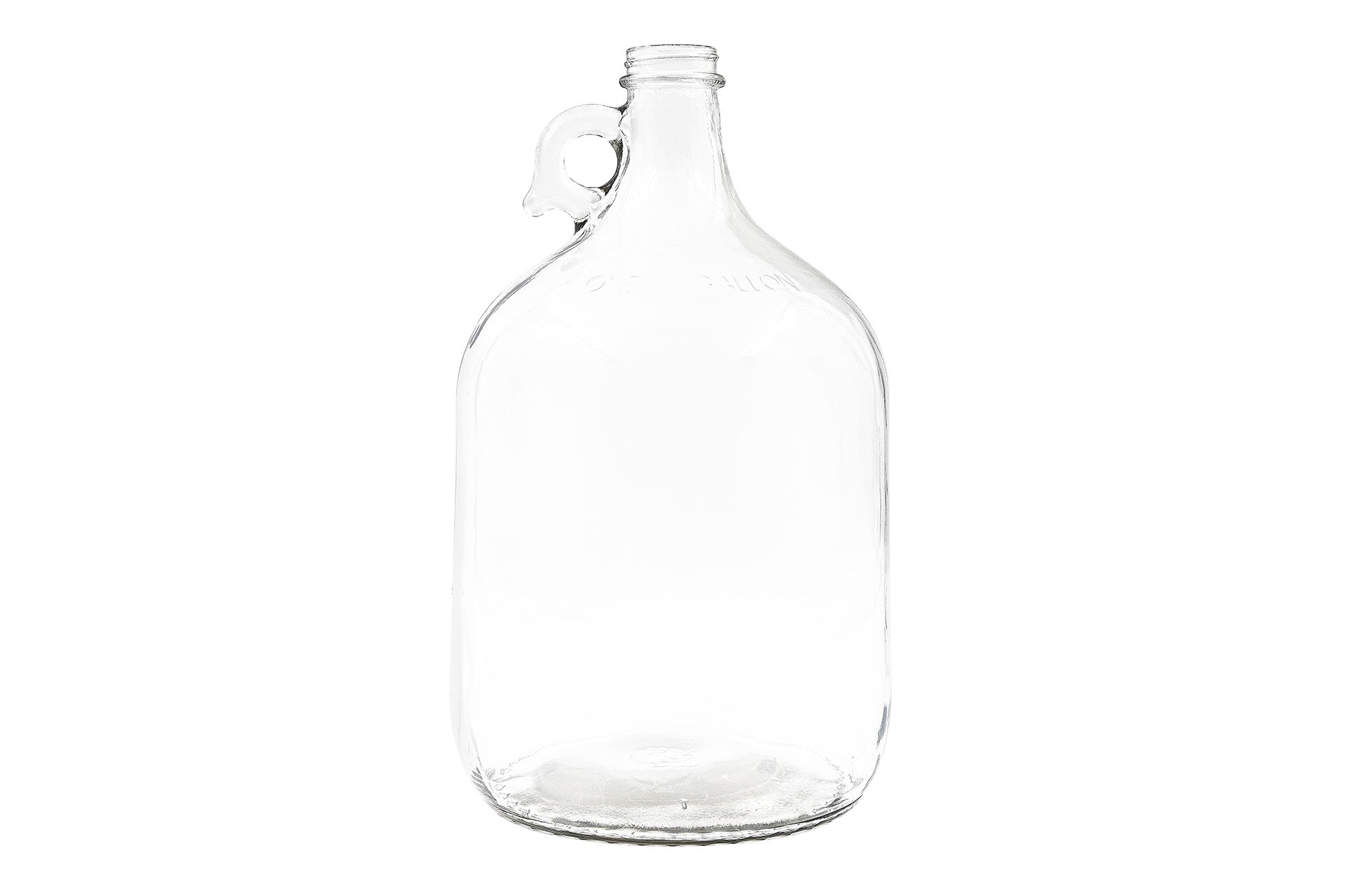 1 US gal Clear Glass Round Jug 38-400