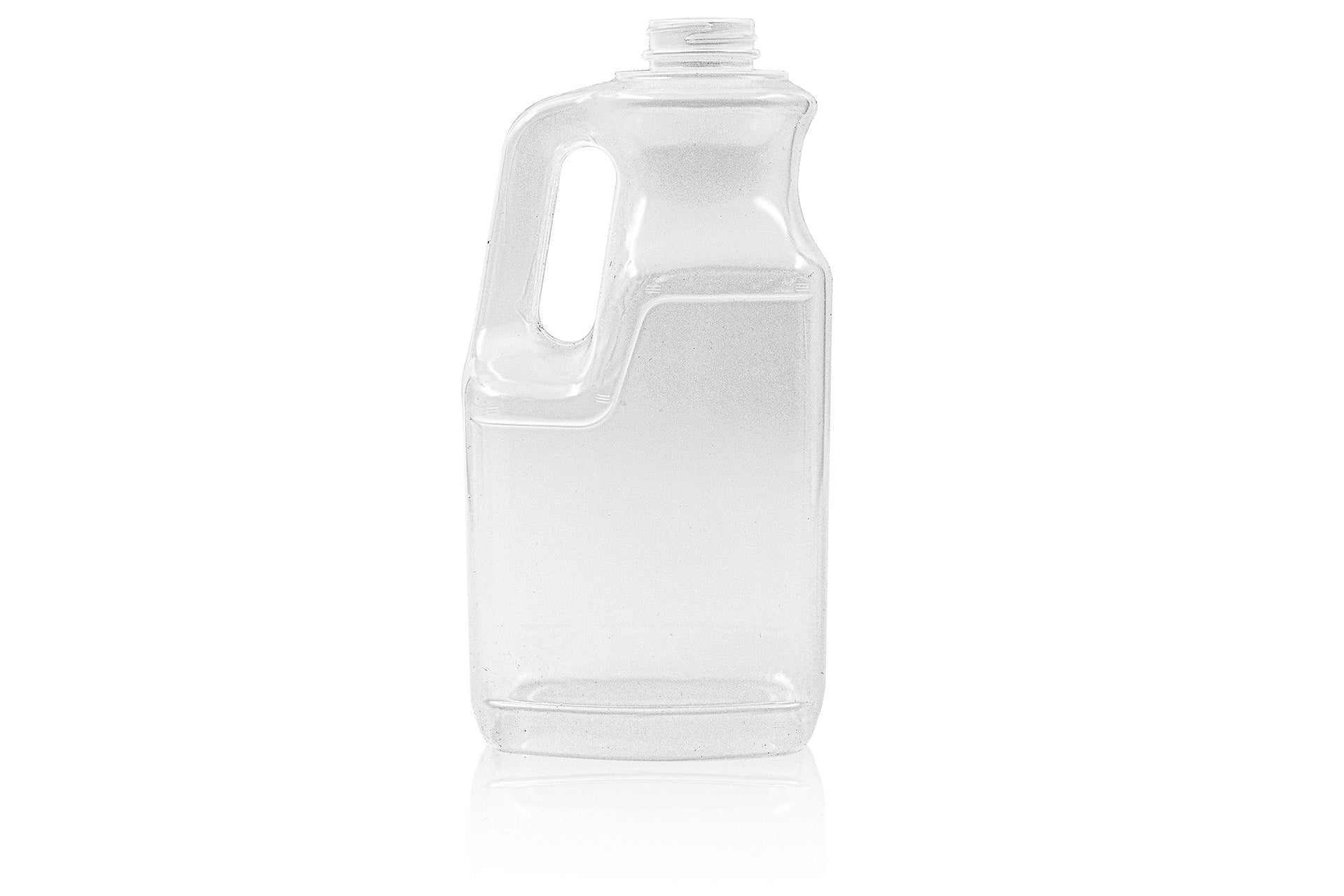 64 oz Natural PP Rectangle Handled Jug Bottle 38-400