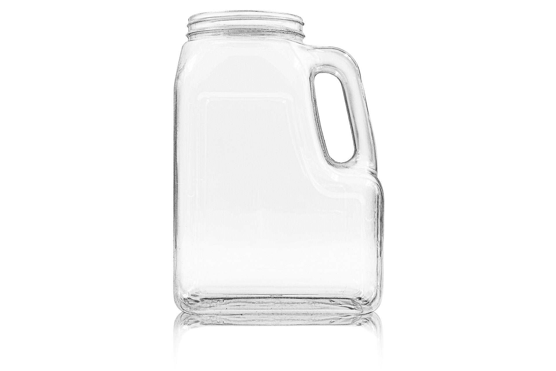160 oz Clear PVC Handle Oblong 110-400