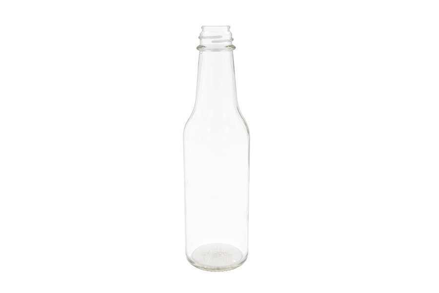 5 oz Clear Glass Round Woozy Bottle 24-414