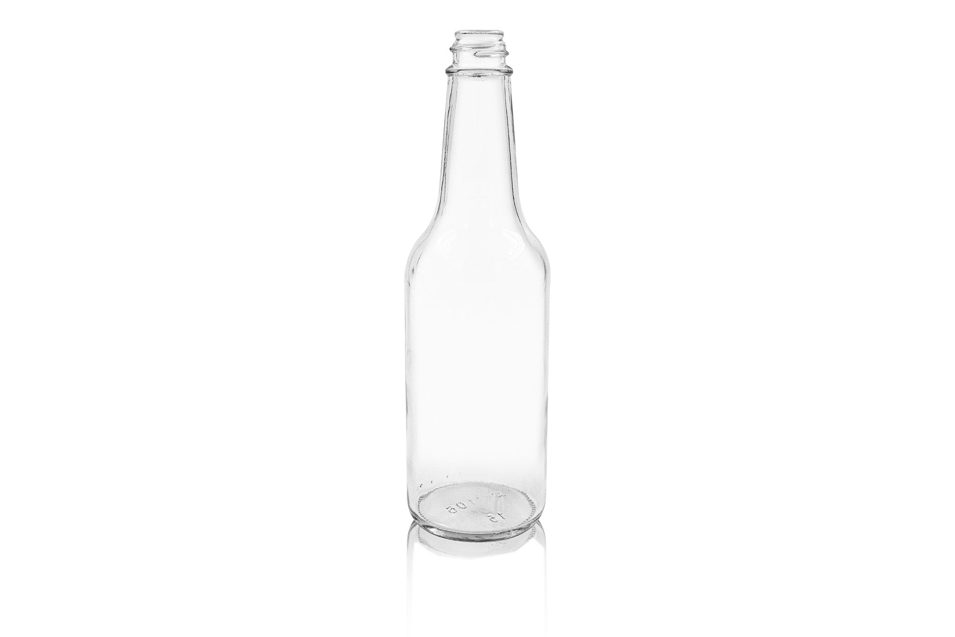 10 oz Clear Glass Woozy Bottle 24-414