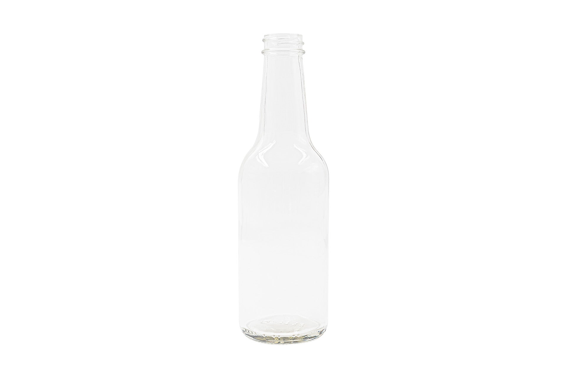 10oz Clear Glass Woozy Bottle 28-414