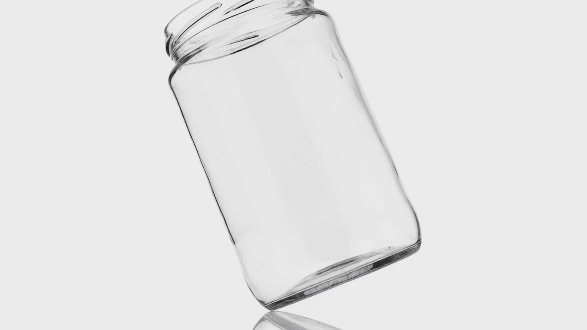 Load video: 750ml flint shorty cylinder jar