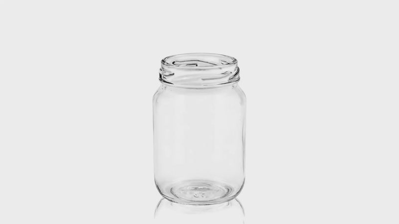 125mlclearflintglassrounduniversaljar